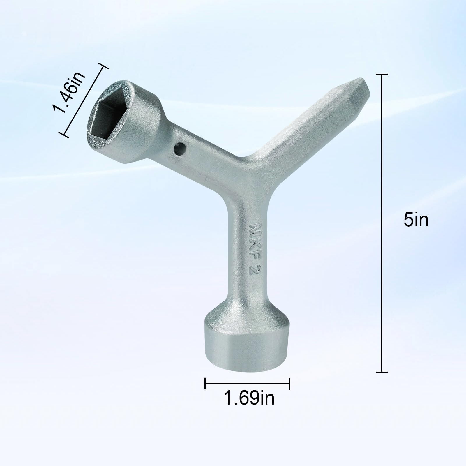 Hugexpen MKF2 Water Meter Box Key for Quick Opening Of Meter Box